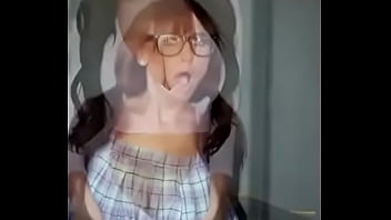 Preview 3 of Mom Young Bra - Natural big tits nerd girl