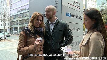 Preview 2 of Big Jugg House Wife - Amazing Busty Teen and Her BF Gets Money for Public SEX