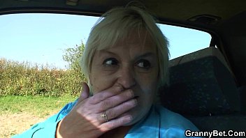 Preview 2 of Wwwxxxtelugu Coming - Hitchhiking 70 years old granny riding roadside