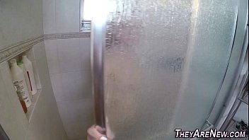Preview 1 of Seachaino Kisiy - Showering teen firsttimer