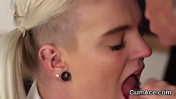 Preview 4 of India Proan - Hot doll gets cumshot on her face gulping all the ejaculate