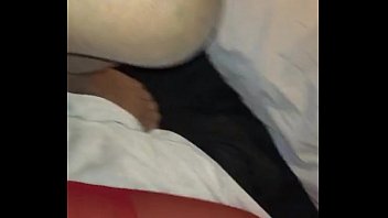 Preview 4 of Cesh Car - Wife red pantyhose handjob footjob