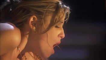 Preview 4 of Lara Croft Raped - Fucked blonde milf in golden high heels