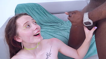 Preview 4 of Grils Sex Way - 4on1 Insanely beautiful teen Akina Asmus will get a powerful double vagina fuck and a big load of piss from black guys EKS388