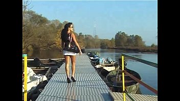 Preview 1 of Suney Lenoy Xxx Porn - Brunette on the boat filled with cum