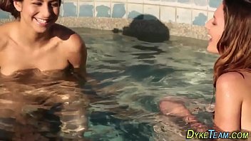 Preview 2 of Anonphones - Les teens lick outdoors