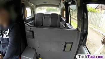 Preview 1 of Larg Penis Xxx - Huge tits ghetto passenger babe gets railed in the taxi