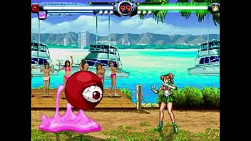 Preview 1 of Uvey - Slime Plus &amp_ Kuromaru Plus vs. Sailor Jupiter