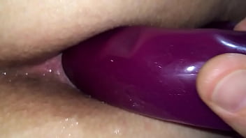 Preview 1 of Julia Ann Katie Kox - double ended dildo filling wife arse and pussy