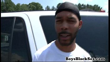 Preview 1 of Power Ranges Porn - Blacks On Boys -Gay Hardcore Bareback Fuck Video 07