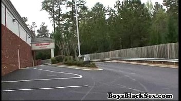 Preview 2 of Black Guy Sex Tube Cam - Blacks On Boys -Gay Hardcore Bareback Fuck Video 04