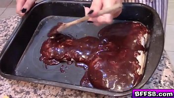 Preview 2 of Japan Anal Aktris - Lovely sweet chicks baking it hot