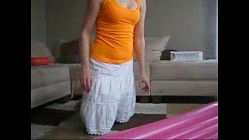 Preview 2 of Tier Vergewaltigung Hentai - Sophie increasingly teasing with her fingers lingerie jeans and toys