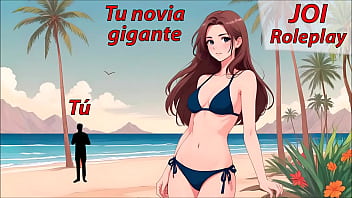 Preview 1 of Son And Sexl - JOI hentai con una mujer gigante. Audio Roleplay en espa&ntilde_ol.
