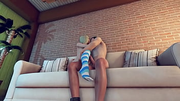 Preview 3 of Horny Amateurys Stretching Cunts - 3DXChat - Hetero Poses (Part 33/43)