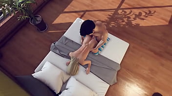 Preview 4 of Reap Girls Study In Room Hostel - 3DXChat - Hetero Poses (Part 22/43)