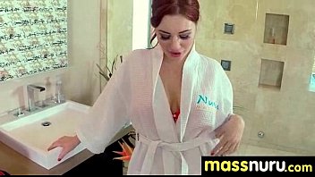 Preview 2 of Senni Leyon - Nuru Massage Ends with a Hot Shower Fuck 6