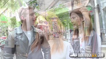 Preview 1 of H Xf - Shy but sexy woman picked up and fucked in our FuckTruck in public