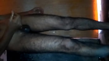Preview 1 of Granny Masterbates - stroking my juicy bog cock with cumshot