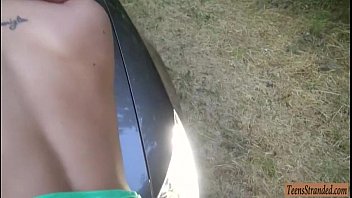 Preview 4 of Toilet Huge Sex - Pretty teen hitchhikes and gets screwed in countryside