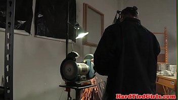 Preview 2 of Korean Self - Bondage sub hogtied as prep for whipping