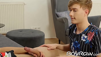 Preview 1 of Cute Blowjob Cum Hd - Beautiful Finn Harper hard banging cute twink after blowjob
