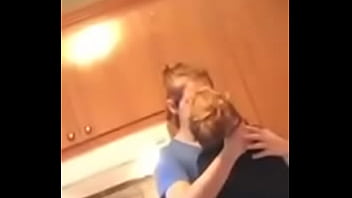 Preview 2 of Caught Sis Mom Sex - Lesbians kissing while their friend sees