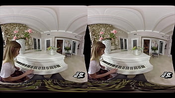 Preview 2 of Seachxin Jiang - Seduces Her Piano Teacher! (VR)