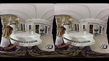 Preview 3 of Seachxin Jiang - Seduces Her Piano Teacher! (VR)