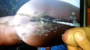 Preview 4 of See 3 Pawgs - huge cumshot on wife&#039_s ass from a friend