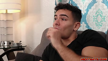 Preview 2 of Fake Zaxi - Horny stepbrothers Damian Night and Trevor Harris  take advantage of this sexy situation