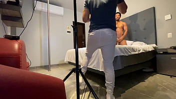 Preview 2 of Terenam Ful Movi - Backstage detras de camaras Otaku me ruega que le reviente el culo nerd