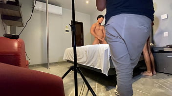 Preview 3 of Terenam Ful Movi - Backstage detras de camaras Otaku me ruega que le reviente el culo nerd