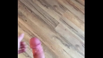 Preview 2 of Mileena Cosplay - Jerking my big hard throbbing cock and shooting a massive cumshot on my hardwood floor cumshot is at end of video enjoy!