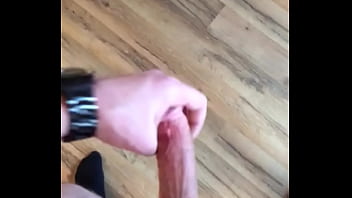 Preview 3 of Mileena Cosplay - Jerking my big hard throbbing cock and shooting a massive cumshot on my hardwood floor cumshot is at end of video enjoy!