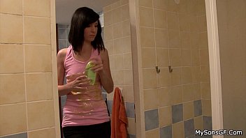 Preview 1 of Hnds 021 - Lovely brunette girl takes old big cock
