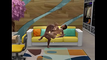 Preview 3 of Mom Boy Celebrity - The Sims 4 Fucking My Friend while her Husband&#039_s at Work Pt. 2