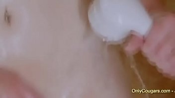 Preview 2 of Miyabi Playboy Hot - Sheila Faye Stimulates Her Perfect Little Canadian Pussy With A Shower Head