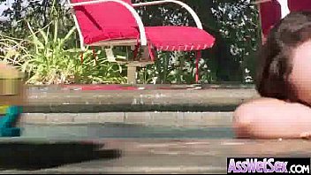 Preview 1 of Sextermedia German - Anal Sex Tape With Big Wet Oiled Butt Horny Girl (jada stevens) clip-15