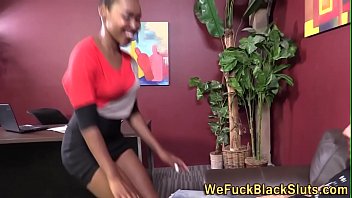 Preview 2 of Red Vicky 18 - Ebony skank facialized