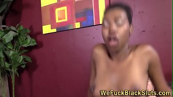 Preview 3 of Red Vicky 18 - Ebony skank facialized