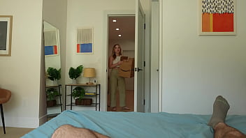 Preview 1 of Sunny Leone Xxx Mvoie - BREAKUP SEX with natural BIG BOOTY blonde - Anna Claire Cloud
