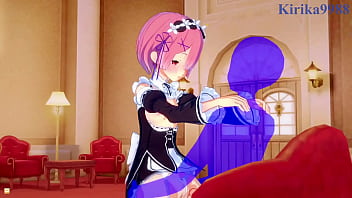 Preview 2 of Auntystep Son - Ram and Rem intense sex. - Re:Zero Hentai