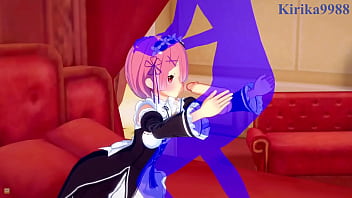 Preview 1 of Auntystep Son - Ram and Rem intense sex. - Re:Zero Hentai