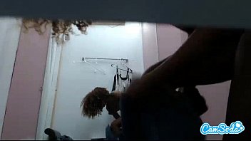 Preview 2 of Free Anime Film Bokep Usa - black latina teen with perky tits caught changing in dressing room