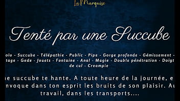 Preview 2 of Sax 50 Yar Xxx - Tent&eacute_ par une succube - French dirty talk public succubus anal