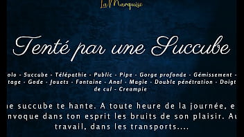 Preview 3 of Sax 50 Yar Xxx - Tent&eacute_ par une succube - French dirty talk public succubus anal