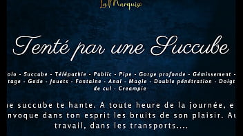 Preview 4 of Sax 50 Yar Xxx - Tent&eacute_ par une succube - French dirty talk public succubus anal