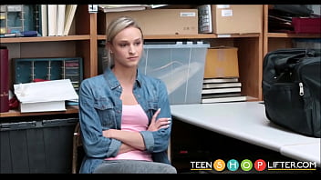 Preview 1 of Xxvedos Dasecom - TeenShoplifter - Skinny Teen Girl Caught Shoplifting - Emma Hix