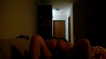 Preview 4 of Sister Sex Caught Brother - Facesitting and riding with pretty milf by y. guy